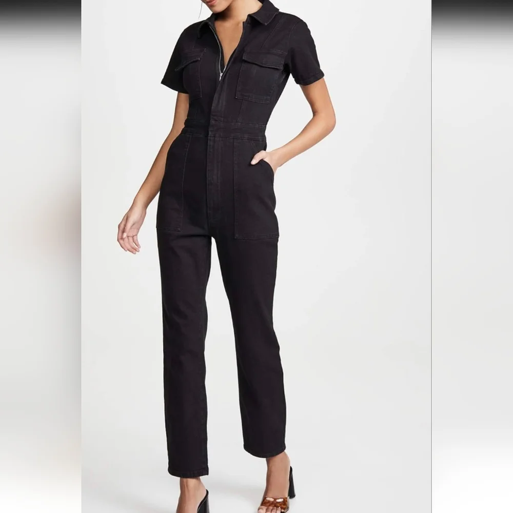 Black Women's Jumpsuit - Picture 2 of 6